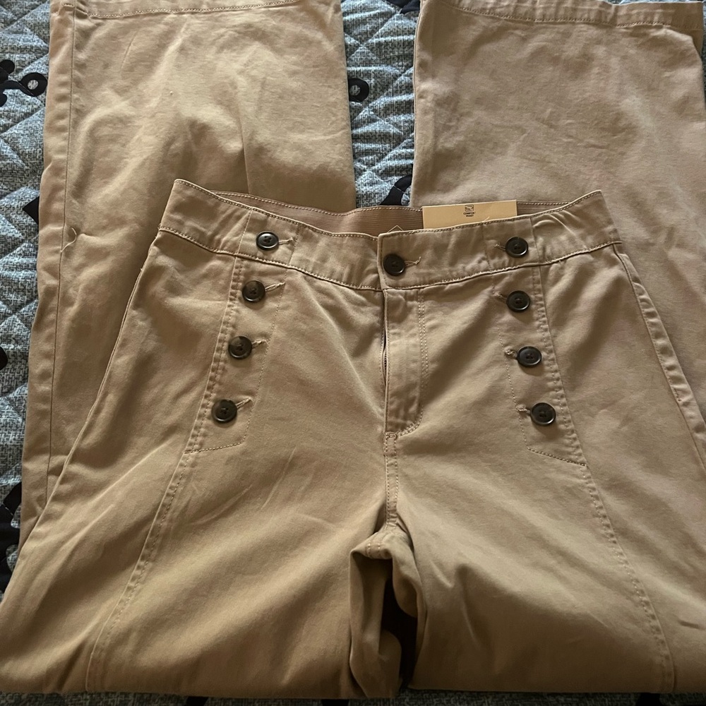 St.John’s Bay Wide Leg High Rise Pants Size 6 New